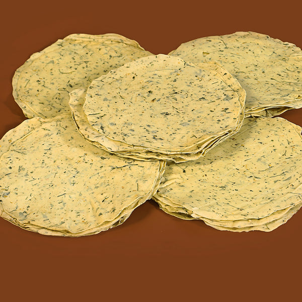 Special Methi Pudina Garlic Papad