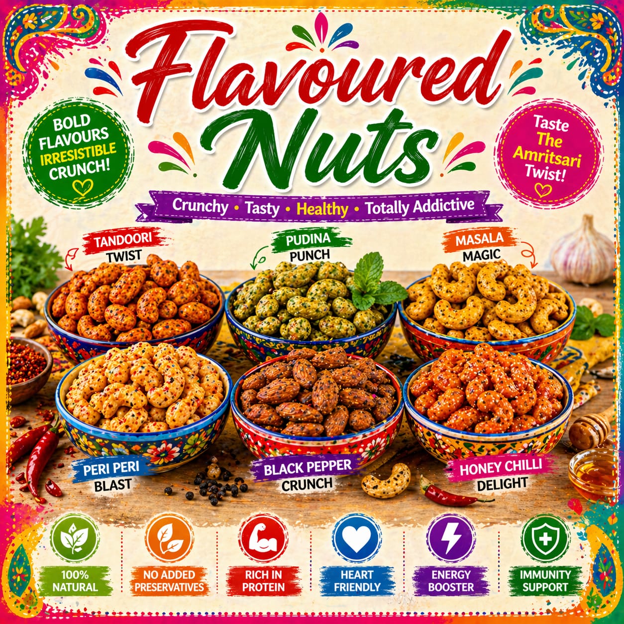 FLAVOURED NUTS