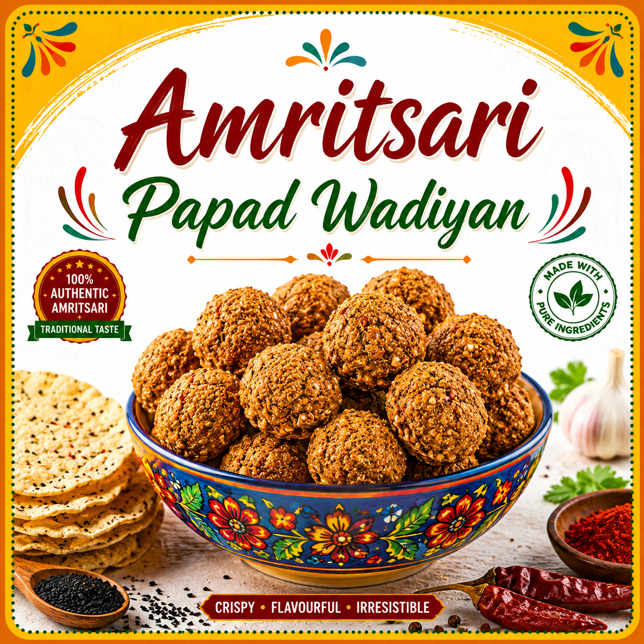 AMRITSARI PAPAD WADIYAN
