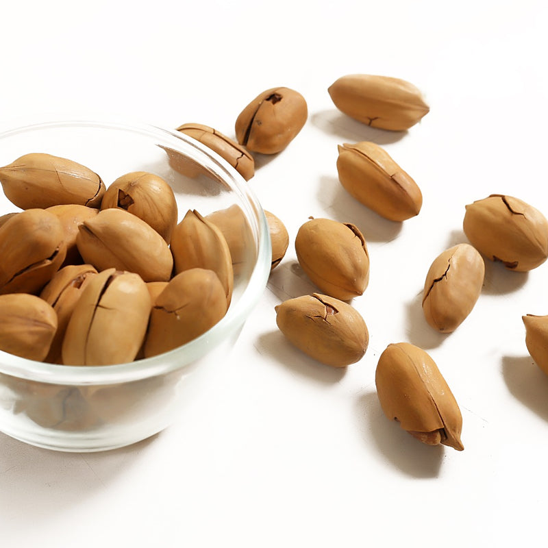 Roasted Pecan Nuts, Caramel flavour, Buttery, Vanilla, Inshell Pecan Nuts, Kagazi shell | Crunchy Nuts Rich in Antioxidants | Rich in Protein & Fiber