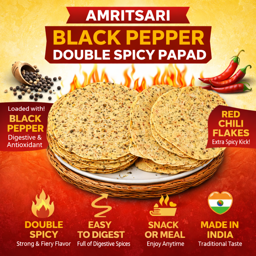 Special Amritsari Tej Masala Papad