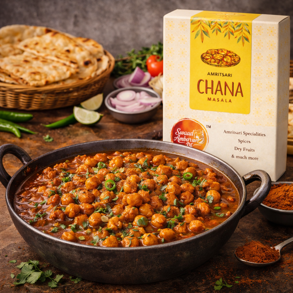 Swaad Ambarsar De Amritsari Chana Masala – Authentic Punjabi Flavor