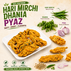 Hari Mirchi Dhaniya Pyaaz Moong Dal Wadiyan