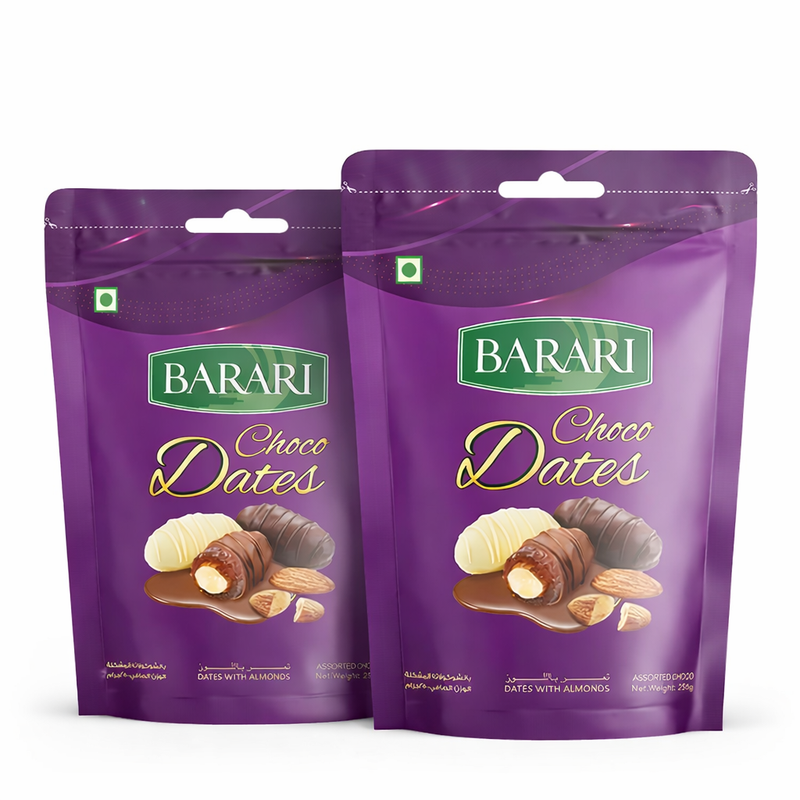 Barari Choco Dates with Almond 3in1 Almond-Date-Chocolate