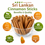 Premium Sri Lankan Ceylon Cinnamon Sticks - Pure & Natural|| Dalchini Whole Sticks
