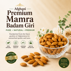 Royal Afghani Mamra Almonds  Handpicked Premium Badam Giri