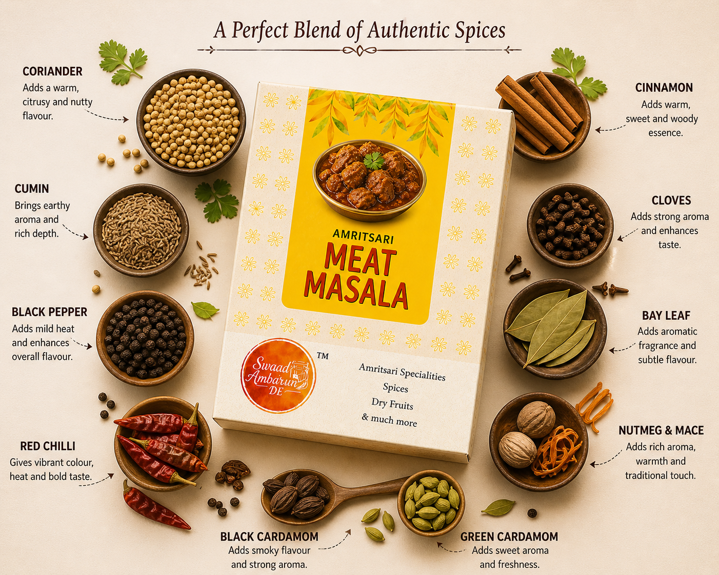 Swaad Ambarsar De Amritsari Meat Masala – Authentic Punjabi Flavor